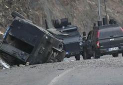 Hakkari'de zırhlı polis aracı takla attı: 7 polis yaralı