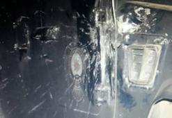 Giresun’da polis aracına saldırı: 1 polis yaralı