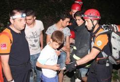 Uludağ eteklerinde kaybolan çocuklar kurtarıldı