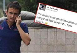 TFF hakemi Ali Kahrıman, Fransa'daki saldırıyla dalga geçti