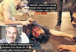 Askere tepki için toplanan vatandaşa ateş açıldı