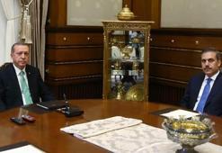 Erdoğan Fidan görüşmesi sona erdi