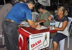 Manavgat’ta idam cezası için imza kampanyası