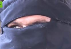 Kara çarşaflı IŞİD'liler yakalandı