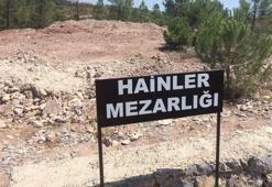 'Hainler Mezarlığı' tabelası kaldırıldı
