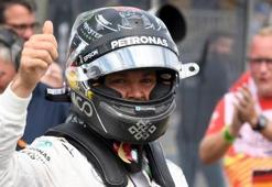 Almanya'da pole pozisyonu Rosberg'in