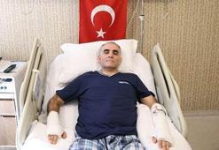 Kahraman komutan 7 kurşuna rağmen sancağı düşürmedi