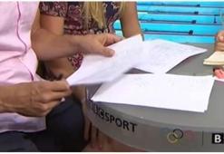 Canlı yayında taciz!