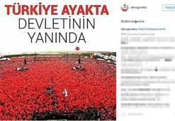 Ebru Gündeş'ten Yenikapı paylaşımı