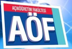 AÖF kayıtları ne zaman sona eriyor?