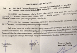 Dilek Dündar'ın pasaportuna el konuldu
