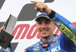 Vinales, MotoGP'de ilk kez zirvede