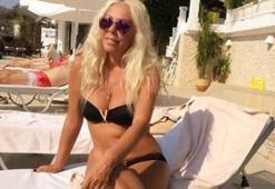 58 yaşında bikini giydi!