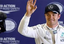 Pole pozisyonu Rosberg'in