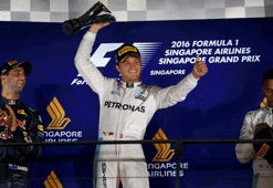 Rosberg'den peş peşe 3. zafer