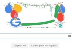 Google bu kez kendisini ''doodle'' yaptı!