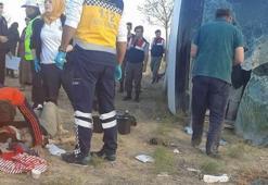 Düğün yolunda kaza: 6'sı ağır 26 yaralı