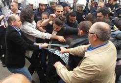 İzinsiz gösteriye polis müdahalesi: 29 gözaltı