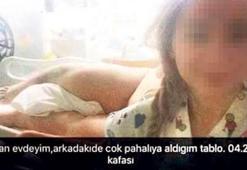 Yoğun bakım hastası önünde gülücüklü selfie