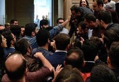 İstanbul Barosu Genel Kurul toplantısında yumruklar konuştu