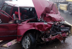 Gümüşhane'de trafik kazası: 2 ölü, 1 yaralı