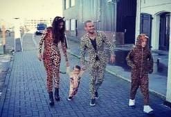 Sneijder ailesinin yaş günü sürprizi!