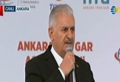 Başbakan Yıldırım Ankara YHT Garı açılışında konuştu