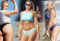 Ünlü model sahilleri yaktı geçti!