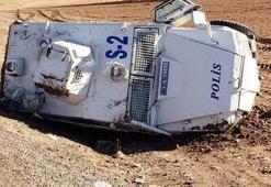 Şanlıurfa'da zırhlı polis aracı devrildi: 2 yaralı
