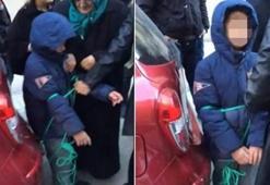 Servisi kaçıran çocuğa anne işkencesi