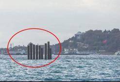 Denizin ortasındaki kazıkların sırrı ortaya çıktı!