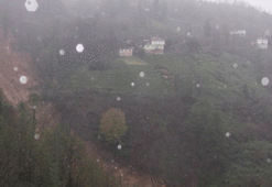 Artvin'de heyelan tehlikesi