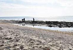 Tekirdağ'da deniz 15 metre çekildi