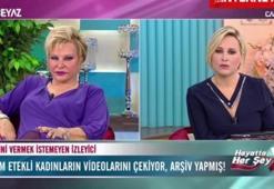 Etekli kadınların videolarını çekip...