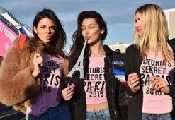 Victoria’s Secret melekleri Paris'e uçtu!