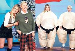 Sumo güreşi yaptılar!
