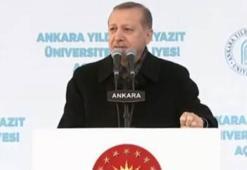 Erdoğan "Başkan" sloganına böyle cevap verdi