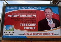 Afişle bu defa teşekkür etti