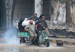 Halep'ten ilk büyük tahliye
