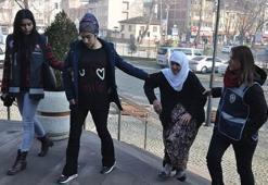 Beline sarılı uyuşturucu ele geçen 82 yaşındaki kadın serbest