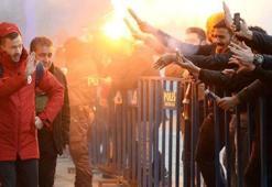Galatasaray'a Erzincan'da coşkulu karşılama