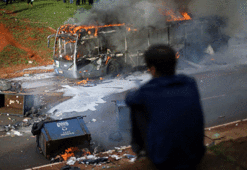 Brezilya'da kemer sıkma önlemleri protesto edildi