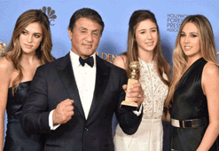 Rocky'nin kızları birlikte ödül verecek