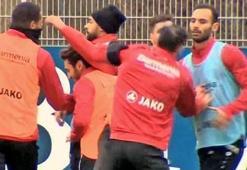 İdmanda büyük gerginlik!