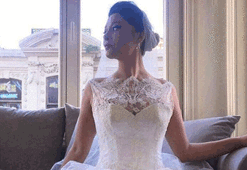 Nurgül Yeşilçay gelinlik giydi