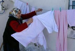 Ardahan’da çamaşırlar buz tuttu