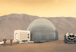 Mars’ta buzul evlerde yaşayacağız