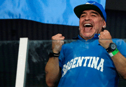 Diego Maradona'ya büyük tepki