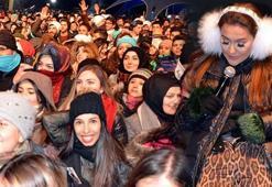 Palandöken'de -20 derecede Demet Akalın konseri