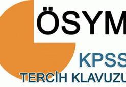 KPSS tercih işlemleri nasıl yapılır? ÖSYM ortaöğretim önlisans tercih kılavuzu